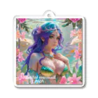 💖宇宙整体♪🌈♪こころからだチャンネル♪💖のbeautiful  mermaid  LARA Acrylic Key Chain