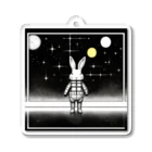 kota.の宇宙のうさぎ Acrylic Key Chain