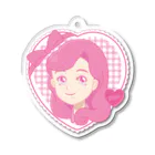 Charmy/デザイナー・イラストレーターのピンクちゃん Acrylic Key Chain