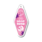 ika megu SHOPのホテルルームキー(ピンク) Acrylic Key Chain