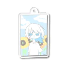 Breezeの青空と向日葵と Acrylic Key Chain