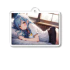 エーアイガールの添い寝(朝)ERIN Acrylic Key Chain