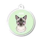 fuku-blackcatのじん Acrylic Key Chain