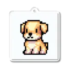 ebizo999のドット絵の子犬 アクリルキーホルダー