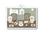 Fille de angeのふぃーゆどぅあんじゅ居酒屋 Acrylic Key Chain