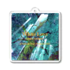 🌕朧月夜と紅茶時間☕️🫖のWhite Love‘ (Quiet Version) Acrylic Key Chain