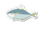 ぬいしろのナカミの大きいお魚くん Acrylic Key Chain