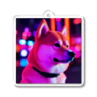 シュシュ🐩のお店の柴犬のお洒落アイテム　Shibainu Acrylic Key Chain