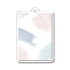 brownの人気♡くすみカラーが可愛い水彩デザイン♡ Acrylic Key Chain