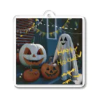 いらすとグッズのハッピーハロウィン Acrylic Key Chain