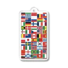 KOUJI NET ORIGINAL SHOPの世界の国旗 Acrylic Key Chain