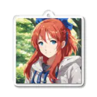 the blue seasonの青木茜 Acrylic Key Chain