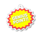 ホスプラググッズストアのGENIUS POINT アクリルキーホルダー