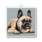 smile_happyのfrench bulldog Acrylic Key Chain