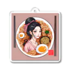 KIMONO GIRLS（キモノ ガールズ）のKIMONO GIRLS 華 ramen アクリルキーホルダー