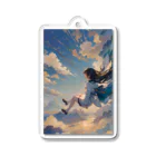 卯月なのかのSky Journey　〜世界最古で最大の恒久的なキャンパスの旅〜　No.4「Falling」 Acrylic Key Chain