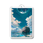 卯月なのかのSky Journey　〜世界最古で最大の恒久的なキャンパスの旅〜　No.2「恍惚」 Acrylic Key Chain