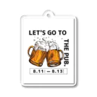 T3 styleのビールを飲もう！ Acrylic Key Chain