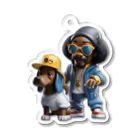 LALV DOPE NINJAのSnoop And dog アクリルキーホルダー