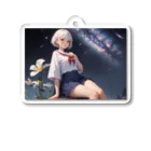 天乃鯱のセーラー服と夜空 Acrylic Key Chain