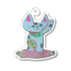 aの招き猫くん Acrylic Key Chain