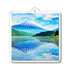 ようこそ　taitaitaro shop への山中湖からの富士 Acrylic Key Chain