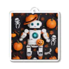 ToToMoの【ハロウィン】ロボット アクリルキーホルダー