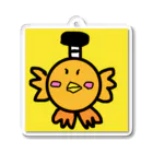 ピヨ☆ショップのピヨ侍のピヨ太郎 Acrylic Key Chain