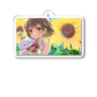 🌻向日葵のおみせ🌻のひまわりとひなた Acrylic Key Chain