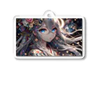 Sesilionの月下の神秘的な夜 Acrylic Key Chain