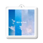 空日記のblue&pink Acrylic Key Chain