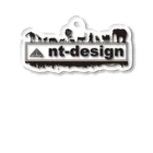 nt-designの『nt-design』ロゴ Acrylic Key Chain
