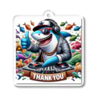 DJシャークのDJシャーク(thank you) Acrylic Key Chain