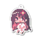 うぉぬ🐭✌🏻のドット絵うぉぬちゃん　浴衣バージョン Acrylic Key Chain