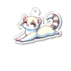 べっち©︎ののんびりフェレットちゃん🐾 Acrylic Key Chain