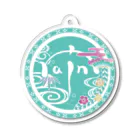 rain＠沖縄方言で歌ってみたのrainロゴ Acrylic Key Chain