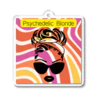 でざいん屋くろすけのPsychedelic Blonde アクリルキーホルダー