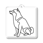 abiko328の柴犬トレジャーズ　ブラック Acrylic Key Chain