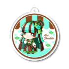 にゃんこ妖精☆の【Sweet Girl】チョコミント Acrylic Key Chain