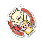 もちもちくりぃちゃあずしょっぷのさるとかにといぬ　1周年グッズ Acrylic Key Chain