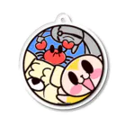 もちもちくりぃちゃあずしょっぷのさるとかにといぬとうちゅうじん　1周年グッズ Acrylic Key Chain