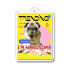 mimosaのI am Pug!3 Acrylic Key Chain