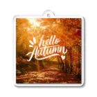 KSK SHOPのHELLO AUTUMN Acrylic Key Chain