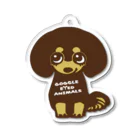 mana_shopのダックスフンド_Choco Cream Acrylic Key Chain