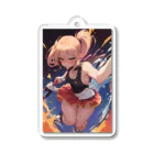 T-tyuruのテニス少女 Acrylic Key Chain