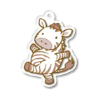 だちょう2020のシマウマさん Acrylic Key Chain