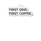 firstcoffeeのFIRST COFFEE グッズ アクリルキーホルダー