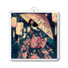 zaisuの浴衣女子 Acrylic Key Chain