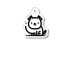 終わらない夢🌈のつぶらな瞳のわんこ🐾 Acrylic Key Chain