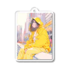 星々羅あむのフーディー女子 Acrylic Key Chain